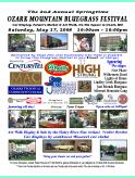 Ozark Mountain Bluegrass Festival Flyer in color higher resolution 423kb